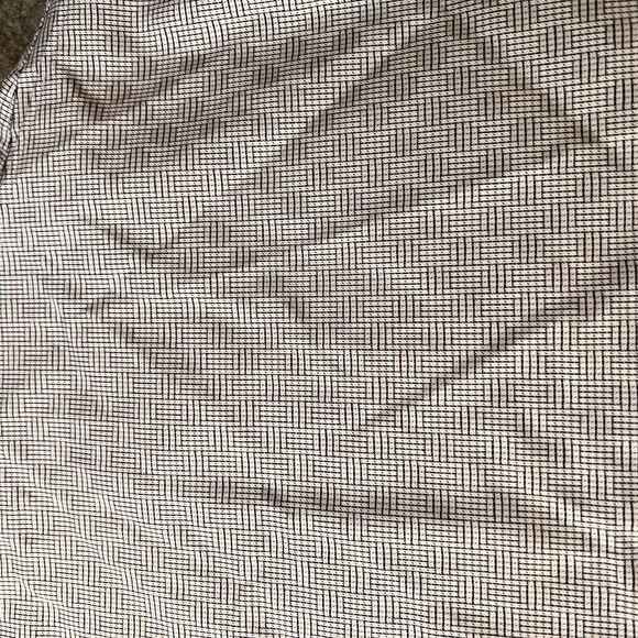 Egara Shirt Men’s 3XL Blue White Woven Pattern NWT Button Up Cotton Spadex - Picture 8 of 9